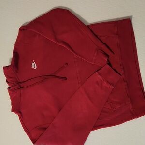 Nike cotton poly hoodie